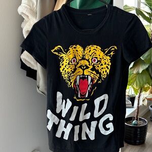 Wild Thing Black Kids T-Shirt
